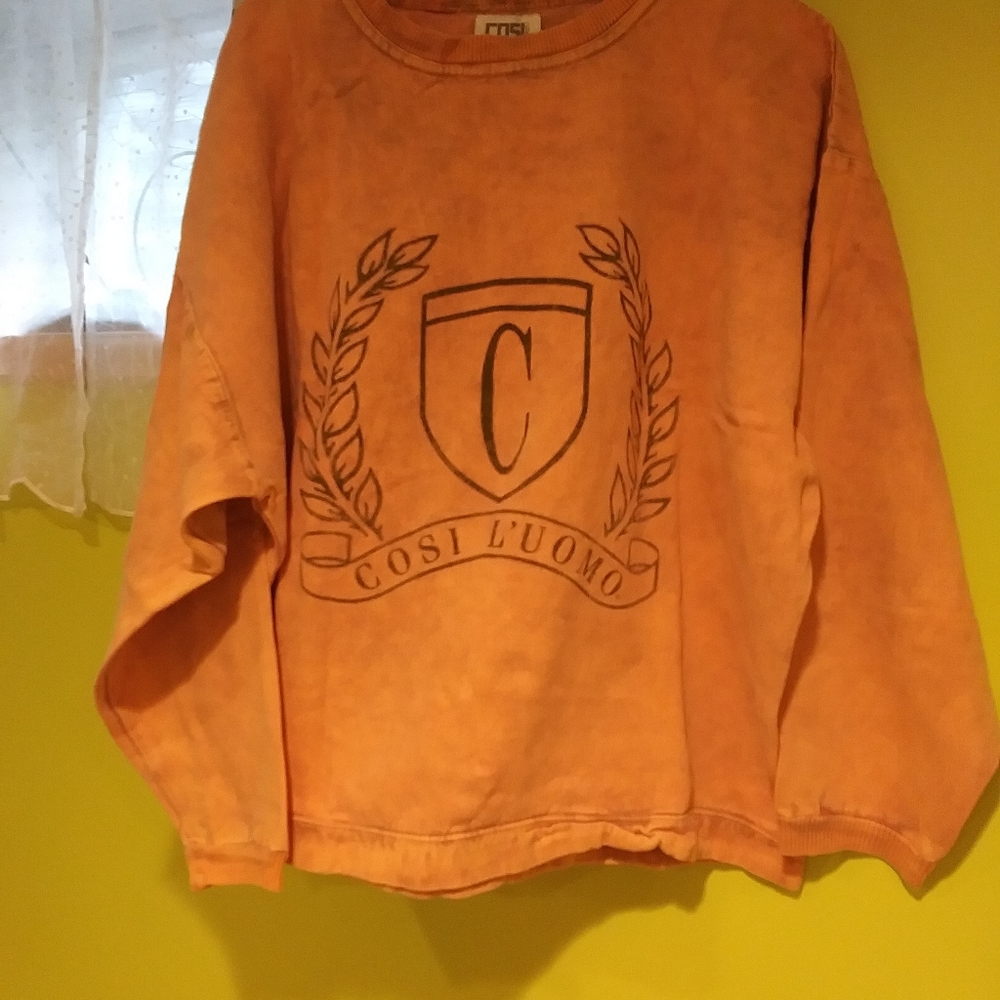 Orange Vintage jumper